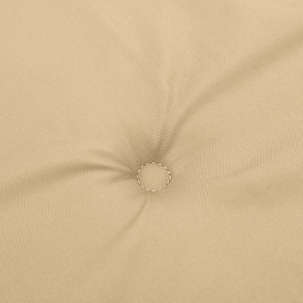Stoelkussens Hoge Rug Stof Gemêleerd Beige