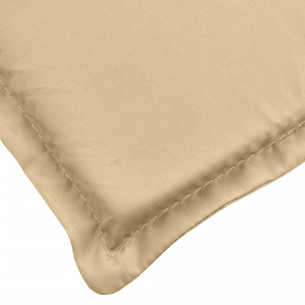 Stoelkussens Hoge Rug Stof Gemêleerd Beige