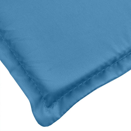 Stoelkussens Hoge Rug Stof Gemêleerd Blauw