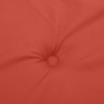 Stoelkussens Hoge Rug Stof Gemêleerd Rood
