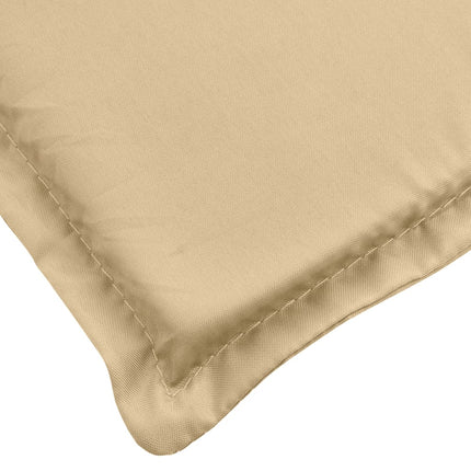 Stoelkussens Lage Rug Stof Gemêleerd Beige