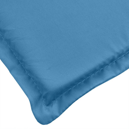 Stoelkussens Lage Rug Stof Gemêleerd Blauw