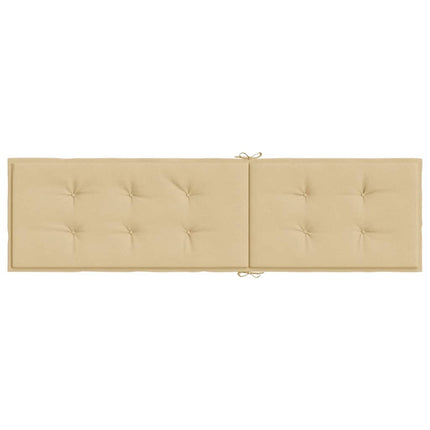 Terrasstoelkussen (75+105) X 50 X 4 Cm Stof Gemêleerd Beige