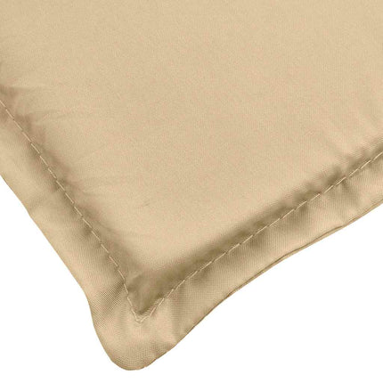 Terrasstoelkussen (75+105) X 50 X 4 Cm Stof Gemêleerd Beige