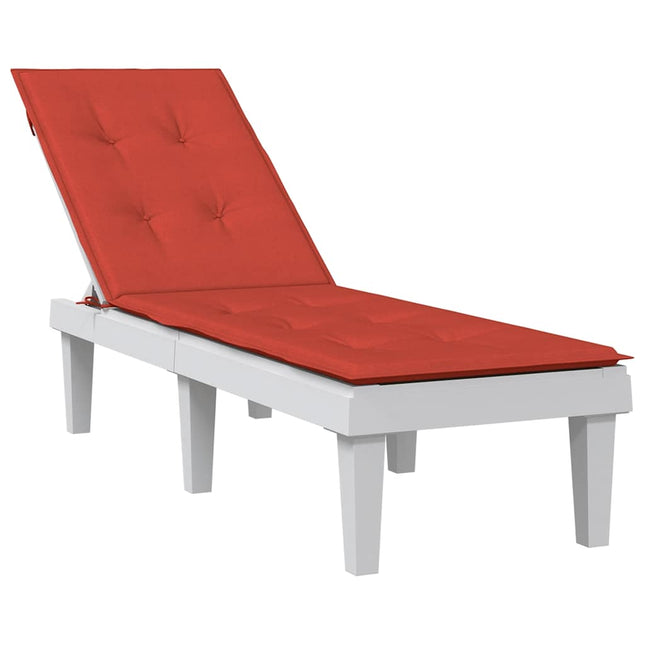 Terrasstoelkussen (75+105) X 50 X 4 Cm Stof Gemêleerd Beige