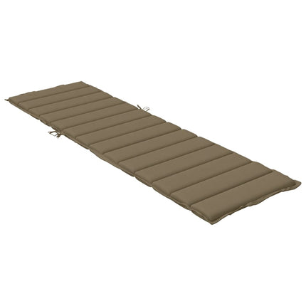 Ligbedkussen Stof Gemêleerd Taupe