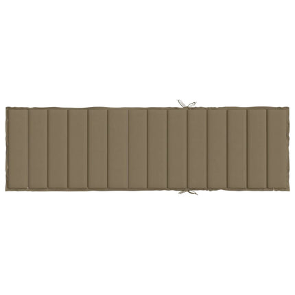 Ligbedkussen Stof Gemêleerd Taupe