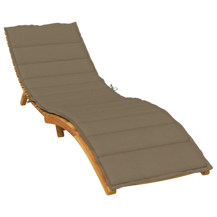 Ligbedkussen Stof Gemêleerd Taupe