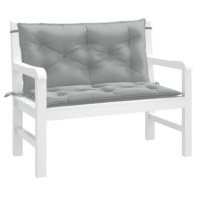 Tuinbankkussens 2 St Stof Gemêleerd Beige