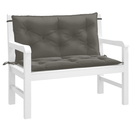 Tuinbankkussens 2 St Stof Gemêleerd Beige