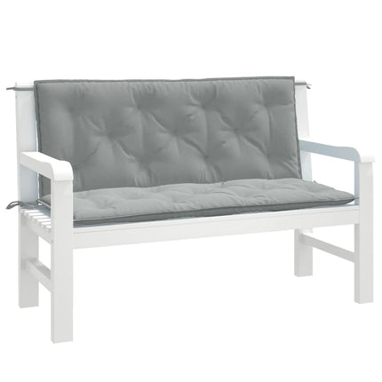 Tuinbankkussens 2 St Stof Gemêleerd Beige