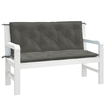 Tuinbankkussens 2 St Stof Gemêleerd Beige