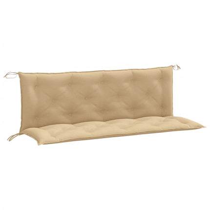 Tuinbankkussens 2 St Stof Gemêleerd Beige