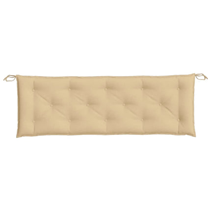 Tuinbankkussens 2 St Stof Gemêleerd Beige