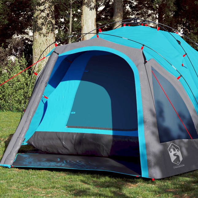 Koepeltent 3-Persoons Snelontgrendeling Blauw