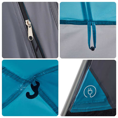 Koepeltent 4-Persoons Snelontgrendeling Blauw