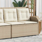 1 / beige en crèmekleurig