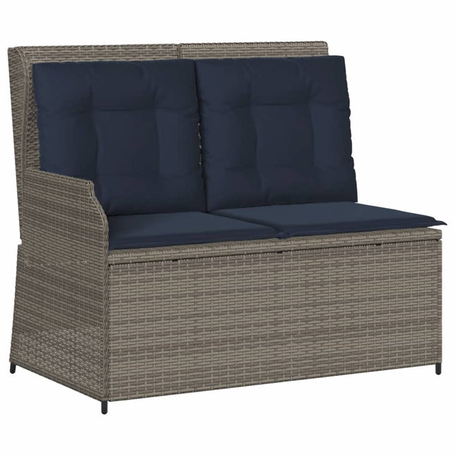 Ligbank Voor In De Tuin Met Kussens Poly Rattan