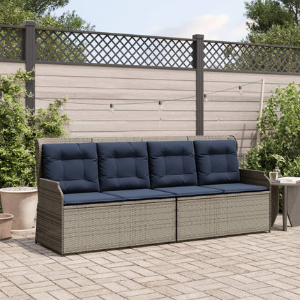 Ligbank Voor In De Tuin Met Kussens Poly Rattan