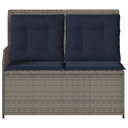 Ligbank Voor In De Tuin Met Kussens Poly Rattan