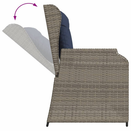 Ligbank Voor In De Tuin Met Kussens Poly Rattan