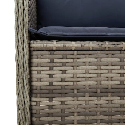 Ligbank Voor In De Tuin Met Kussens Poly Rattan