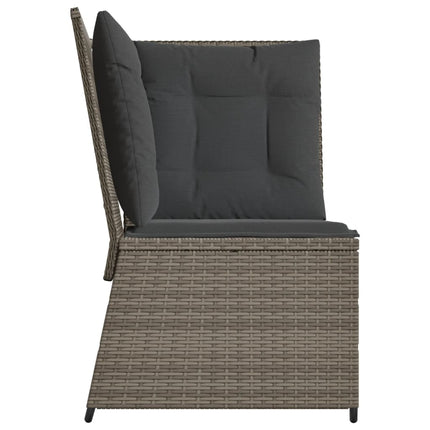 Tuinhoekbank Met Kussens Poly Rattan