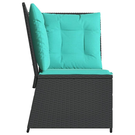 Tuinbankhoek Met Kussens Poly Rattan
