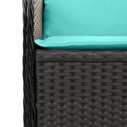 Tuinbankhoek Met Kussens Poly Rattan