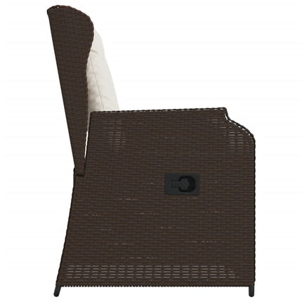 Tuinstoelen 2 St Verstelbaar Met Kussens Poly Rattan