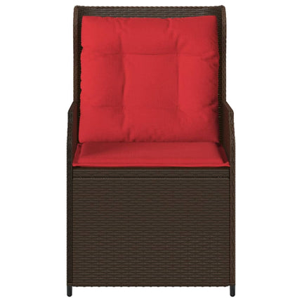 Ligstoelen Voor In De Tuin Met Kussens Poly Rattan