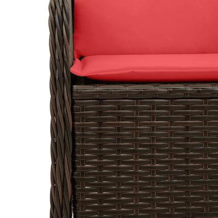 Ligstoelen Voor In De Tuin Met Kussens Poly Rattan