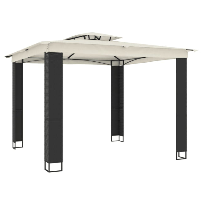 Prieel Met Dubbel Dak 2,94X2,94 M Staal Kleurig
