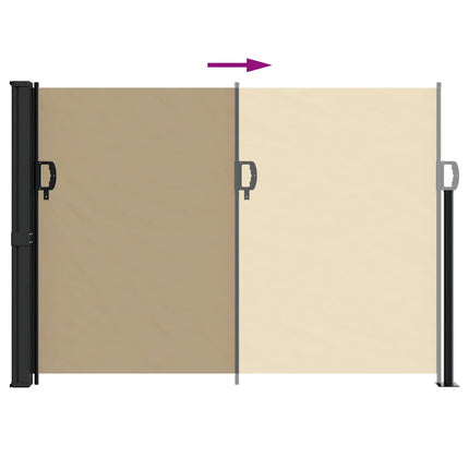 Windscherm Uittrekbaar Beige