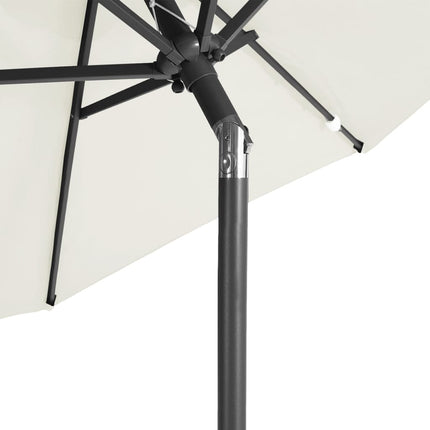 Parasol Met Stalen Paal 225X225X212 Cm
