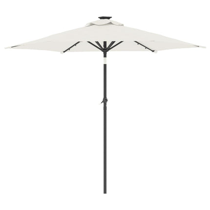 Parasol Met Led's En Stalen Paal 225X225X212 Cm