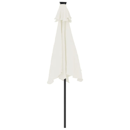 Parasol Met Led's En Stalen Paal 225X225X212 Cm