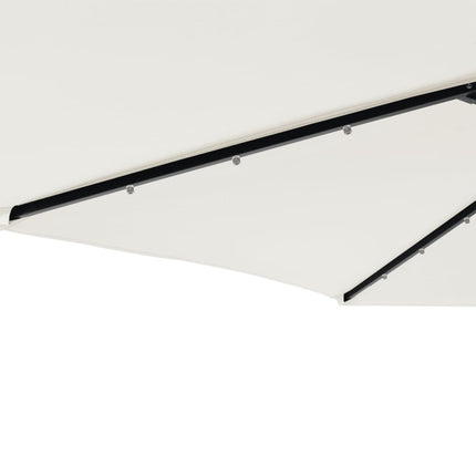Parasol Met Led's En Stalen Paal 225X225X212 Cm