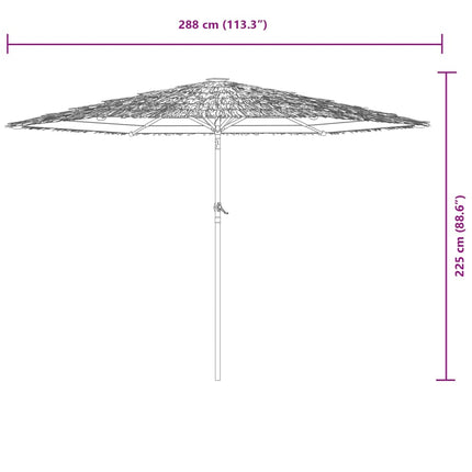 Parasol Met Stalen Paal