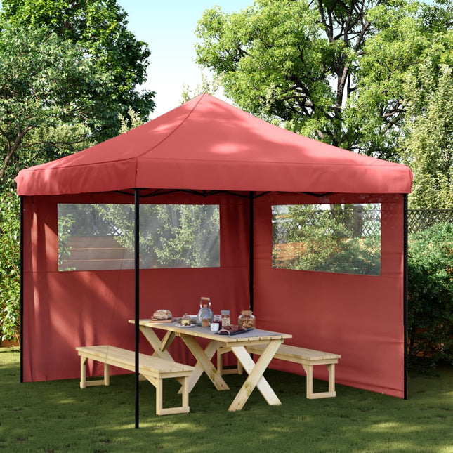 Partytent Inklapbaar Pop-Up Bordeauxrood