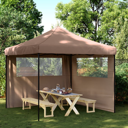 Partytent Inklapbaar Pop-Up Bruin