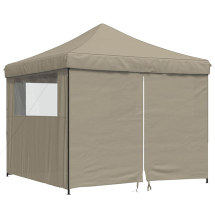 Partytent Inklapbaar Pop-Up Taupe