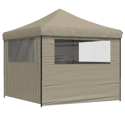 Partytent Inklapbaar Pop-Up Taupe
