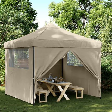Partytent Inklapbaar Pop-Up Taupe