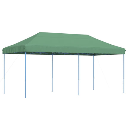 Partytent Inklapbaar Pop-Up 580X292X315 Cm Bruin Groen