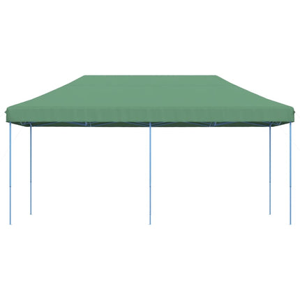 Partytent Inklapbaar Pop-Up 580X292X315 Cm Bruin Groen