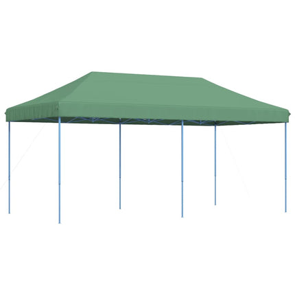 Partytent Inklapbaar Pop-Up 580X292X315 Cm Bruin Groen
