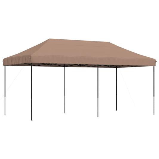 Partytent Inklapbaar Pop-Up 580X292X315 Cm Bruin