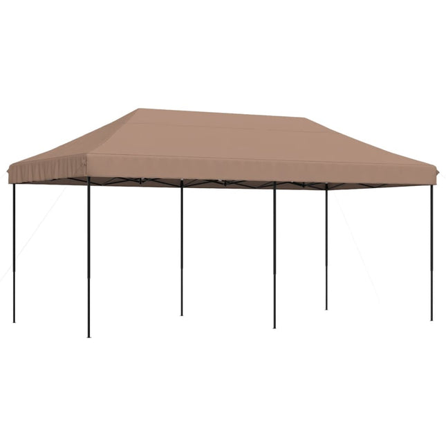 Partytent Inklapbaar Pop-Up 580X292X315 Cm Bruin