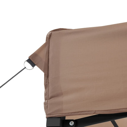 Partytent Inklapbaar Pop-Up 580X292X315 Cm Bruin
